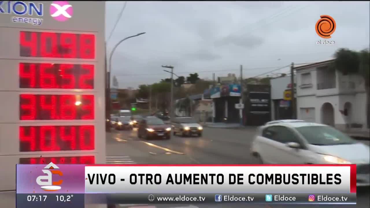 Nuevo aumento de los combustibles