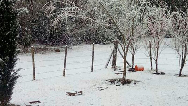 La nieve en el sur de Córdoba 