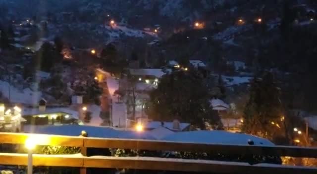 Así nevó en las sierras de Córdoba