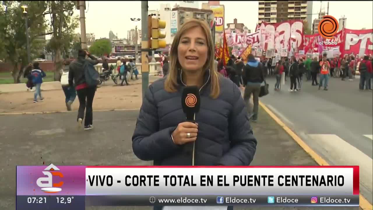 Los cortes de puentes de este miércoles