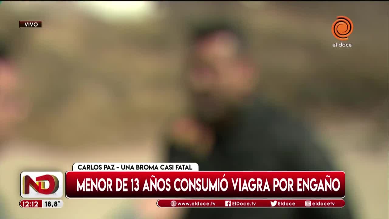 Habló el padre del chico al que le dieron viagra