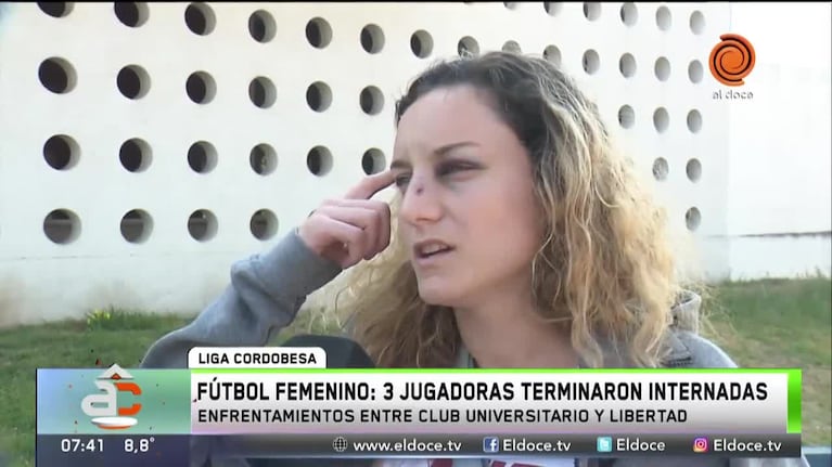 Violencia en el fútbol: el testimonio de Celeste Racca 