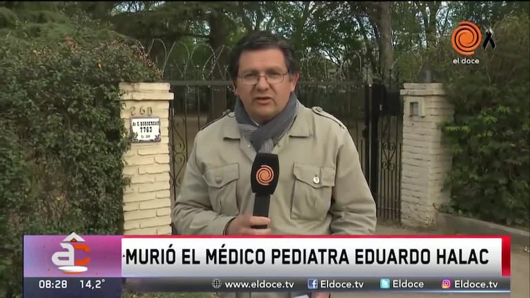 Hallaron muerto al pediatra Eduardo Halac