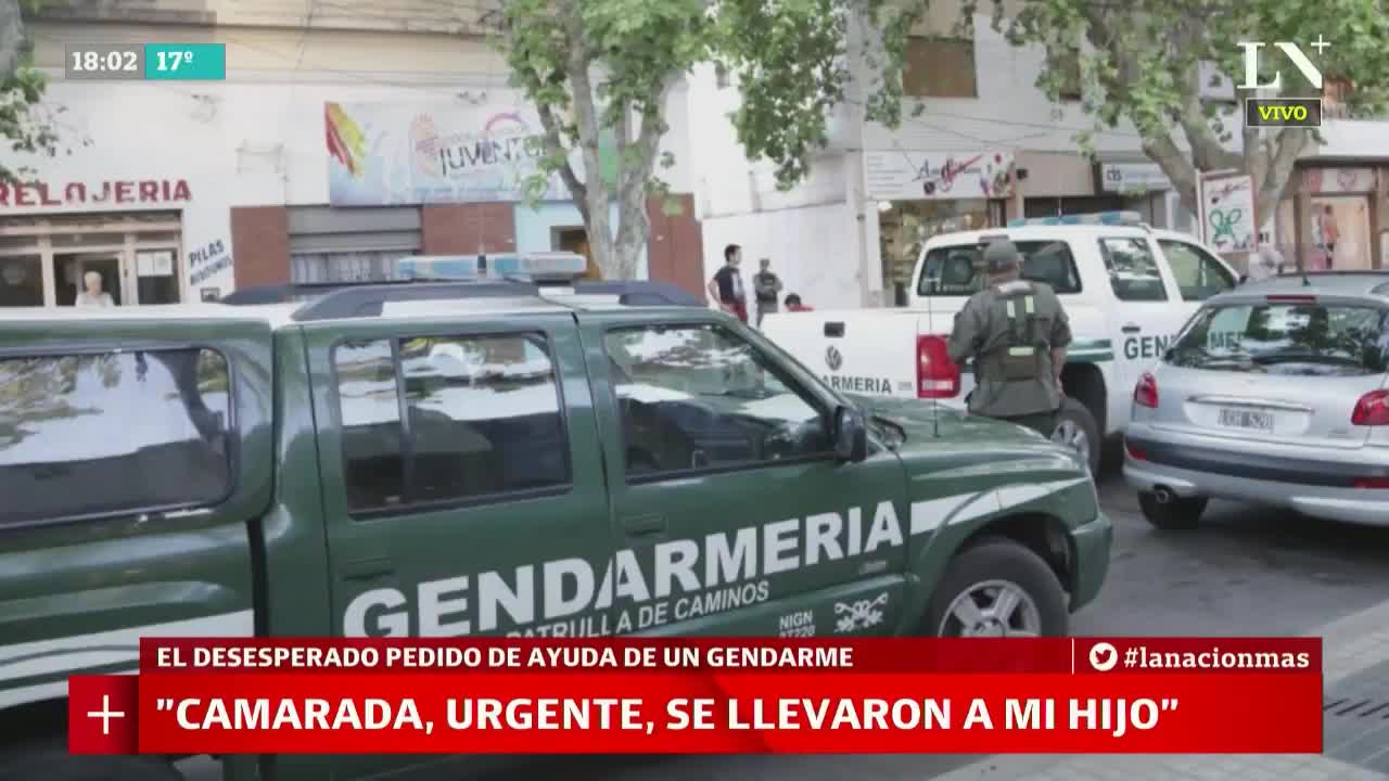 El desesperado pedido de ayuda de un gendarme