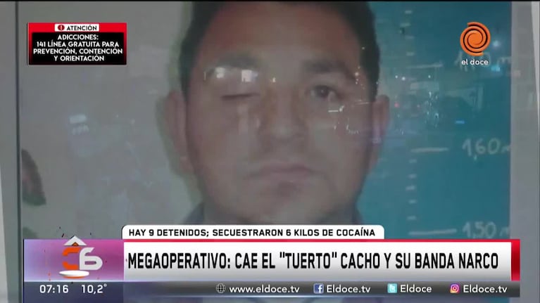 La detención de El Tuerto Cacho 