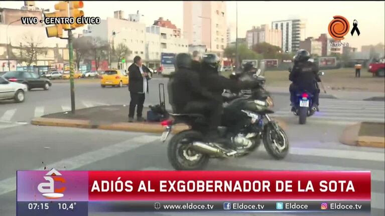 Así será el recorrido del cortejo fúnebre de De la Sota