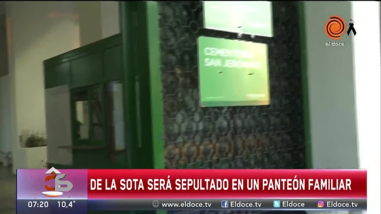 Los preparativos en el cementerio San Jerónimo
