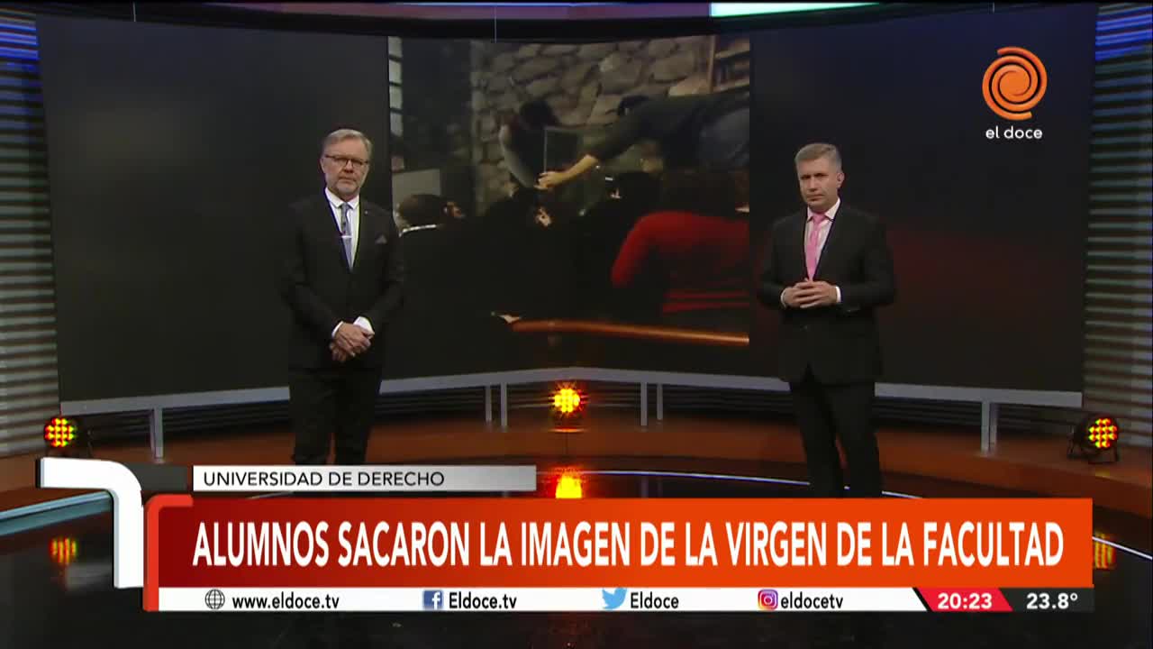 Repercusiones por la remoción de la virgen de la Facultad de Derecho