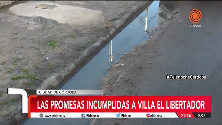 Promesas incumplidas a Villa El Libertador