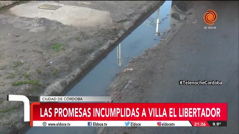 Promesas incumplidas a Villa El Libertador