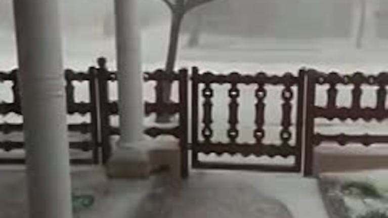 El temporal llegó a Alcira Gigena