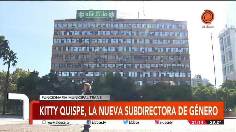 Kitty Quispe, la primera funcionaria trans de la Municipalidad