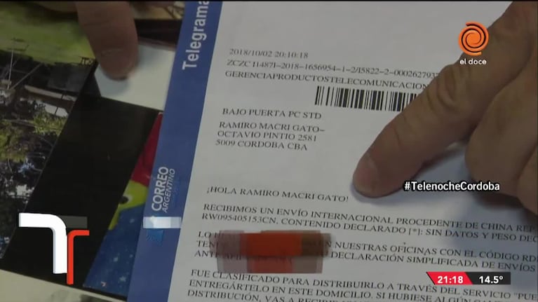 Se llama Ramiro Macri y le pusieron "Gato" en una carta del correo