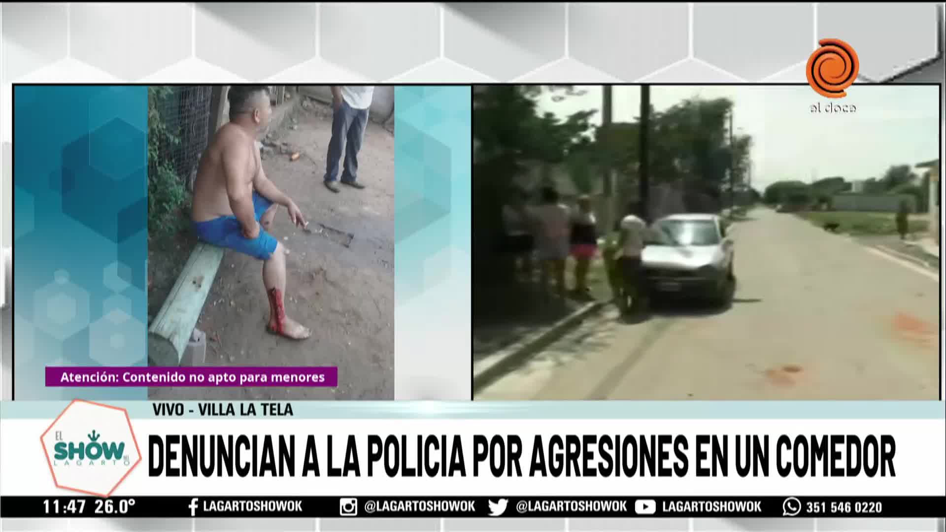 Villa La Tela: enfrentamiento entre vecinos y la policía tras un allanamiento