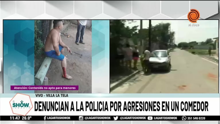 Villa La Tela: enfrentamiento entre vecinos y la policía tras un allanamiento