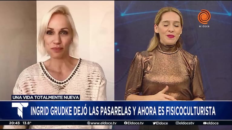 Ingrid Grudke: de las pasarelas al fisicoculturismo