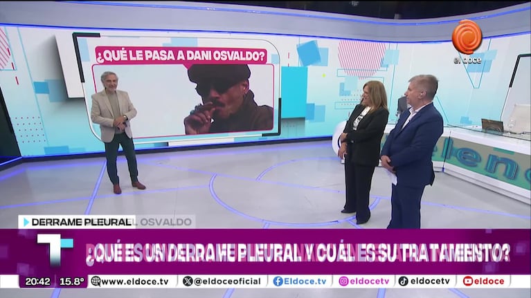 Daniel Osvaldo: qué es la infección que afecta la pleura y por qué quedó internado