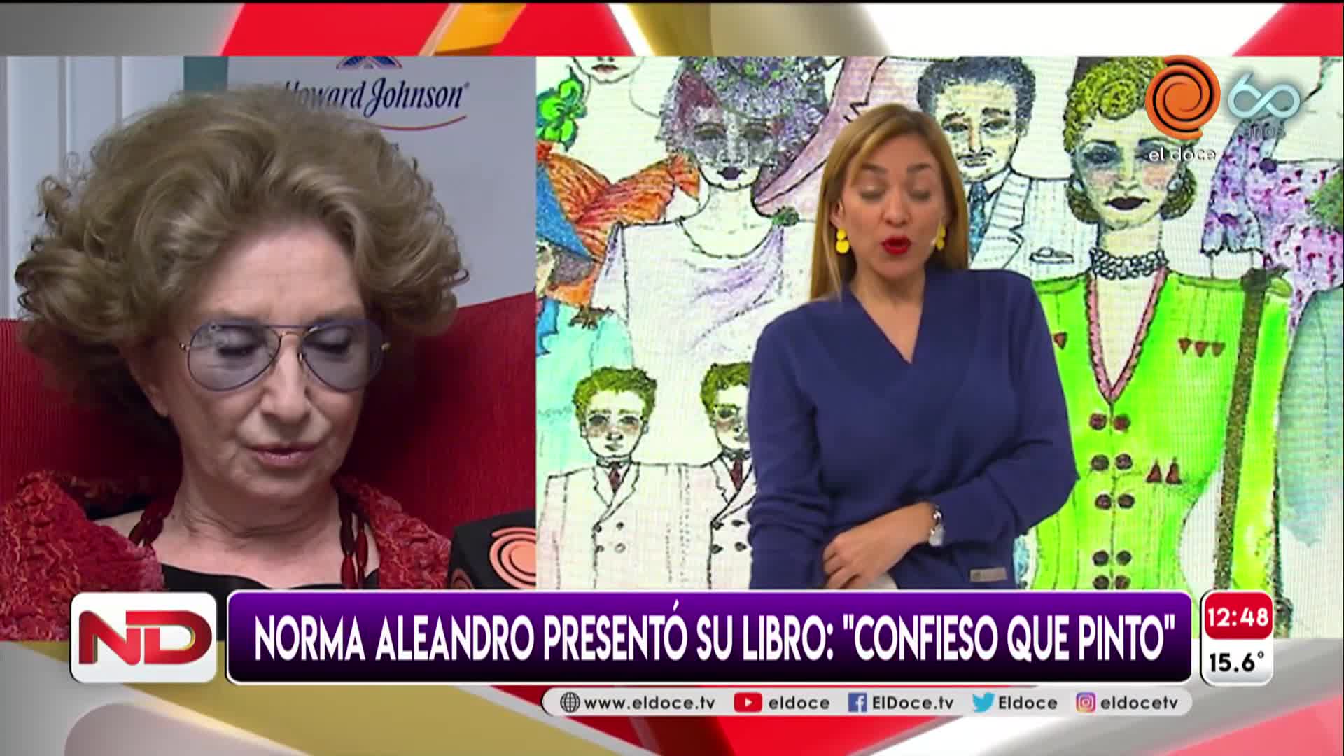 Norma Aleandro presentó su primer libro de dibujos y relatos propios