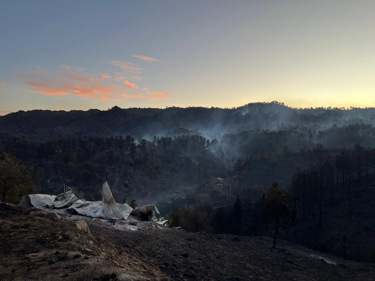 72 años y del lugar: qué se sabe sobre el detenido por el voraz incendio en Calamuchita