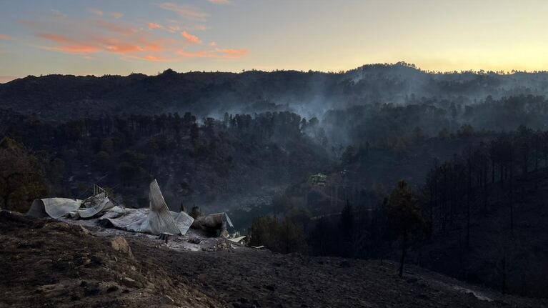 72 años y del lugar: qué se sabe sobre el detenido por el voraz incendio en Calamuchita