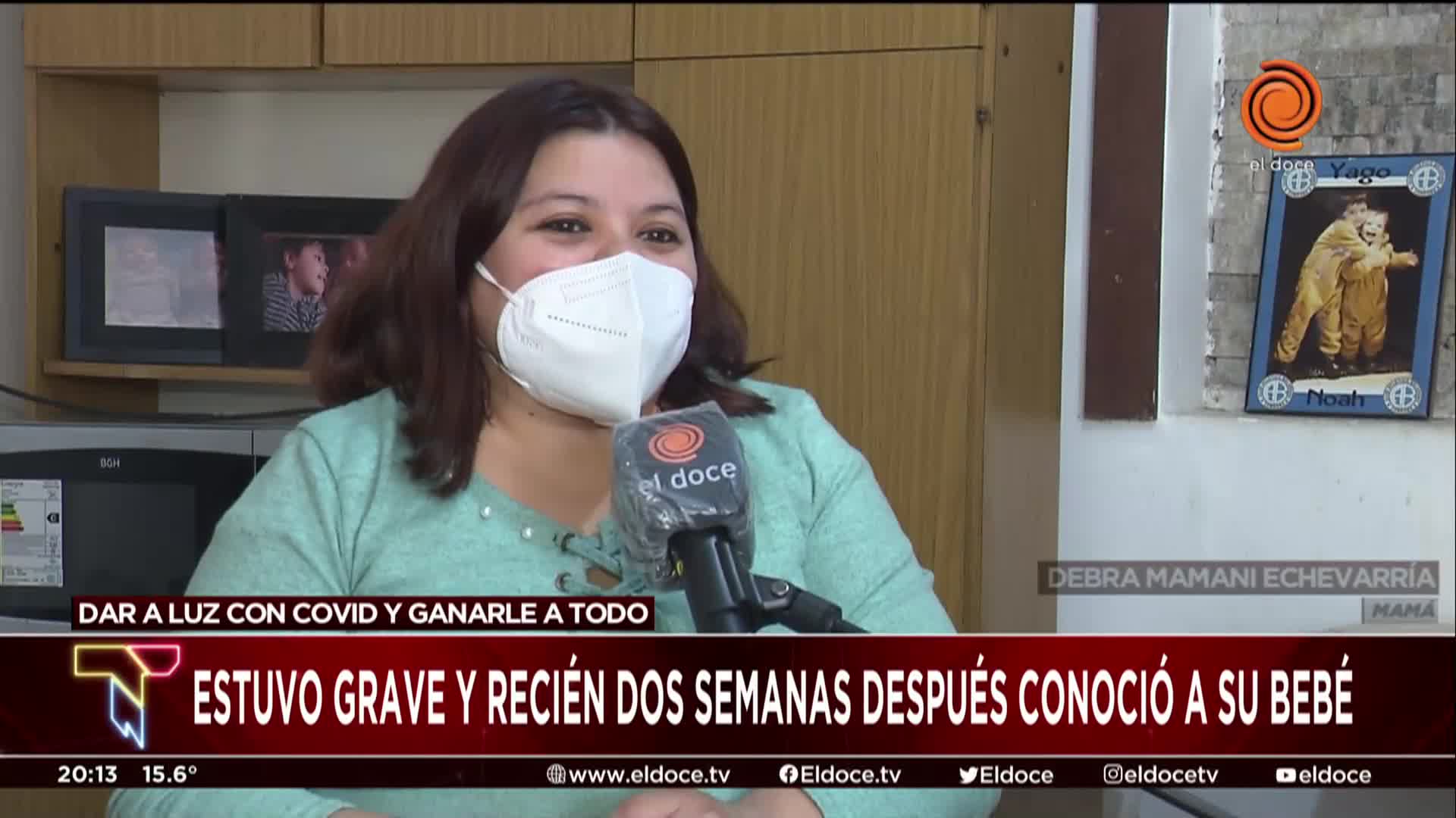 Coronavirus: dio a luz a su beba y recién la pudo conocer a las dos semanas