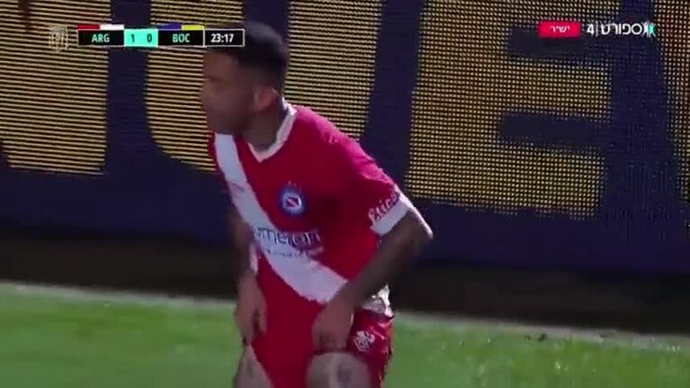 El golazo del cordobés Gabriel Carabajal a Boca