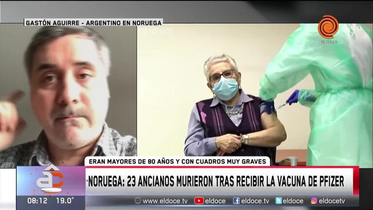 Coronavirus: murieron 23 personas que se vacunaron en Noruega