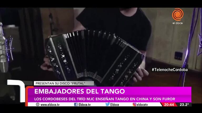 El trío cordobés MJC contó cómo fue enseñar tango en China