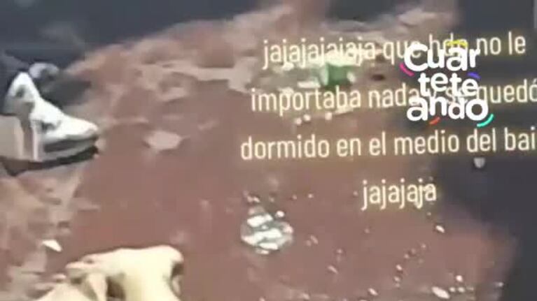 Un bailarín se durmió en el baile de LBC