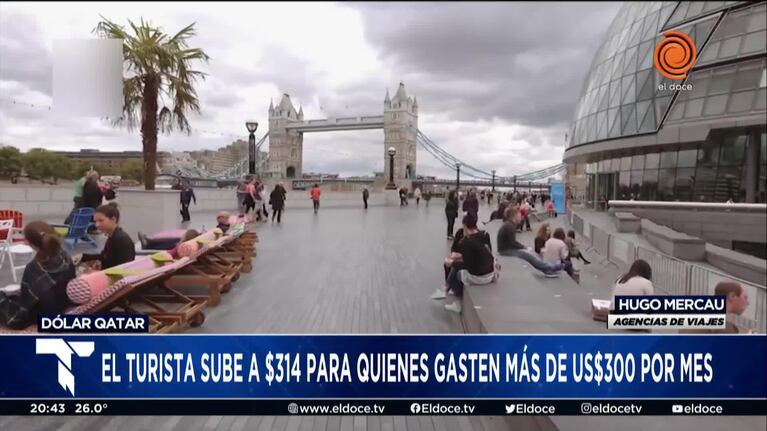 El aumento del dólar turista preocupa a las agencias de viajes