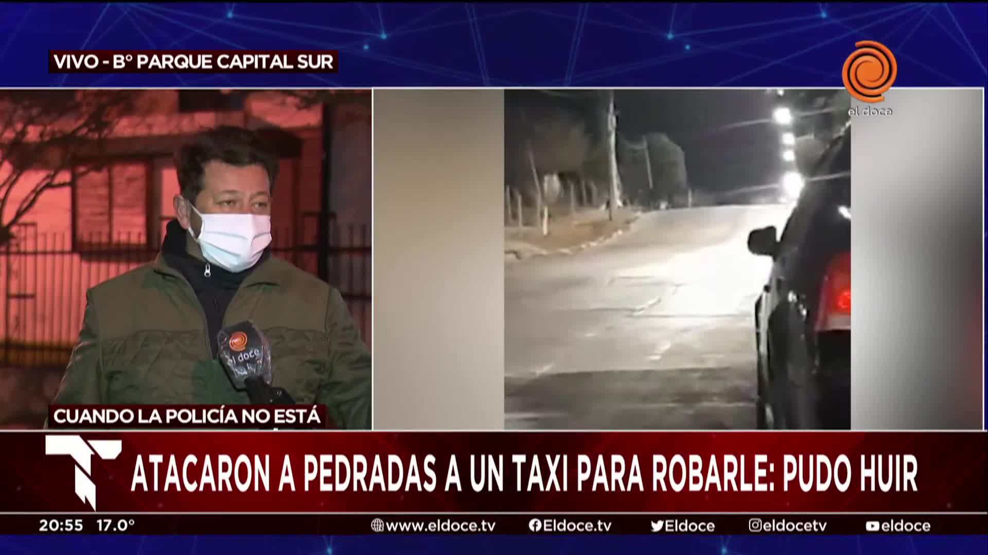 El ataque a piedrazos a un taxista: "Ya no se puede vivir en la zona"