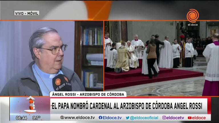 Ángel Rossi contó qué significa su designación como cardenal