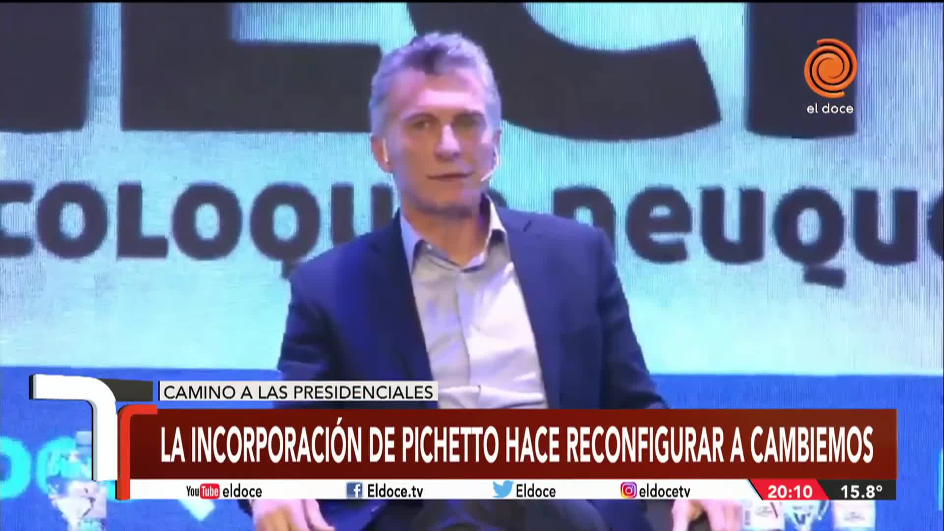 Macri sobre Pichetto: "Piensa en los argentinos antes que en su partido"