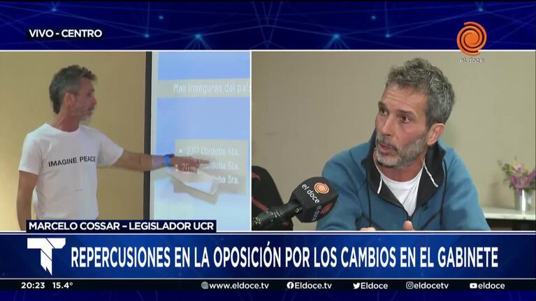Repercusiones en la oposición cordobesa por los cambios de Gabinete