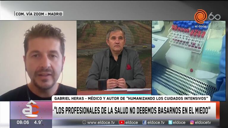 Gabriel Heras: "Ni el coronavirus nos puede restar humanidad"