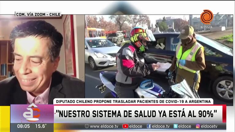 Habló el diputado chileno que propone trasladar pacientes a Argentina