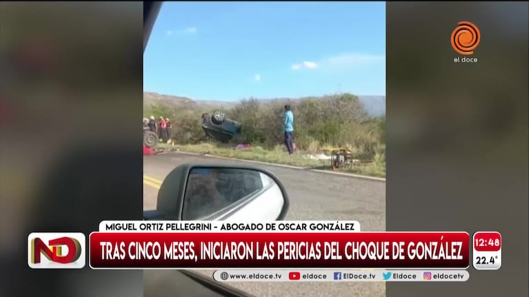 La defensa de Oscar González sobre las pericias accidentológicas