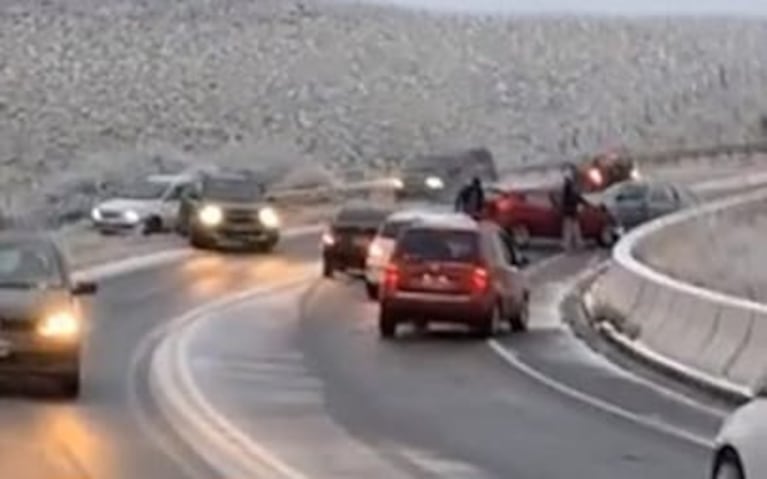 Choque múltiple en el Camino del Cuadrado 