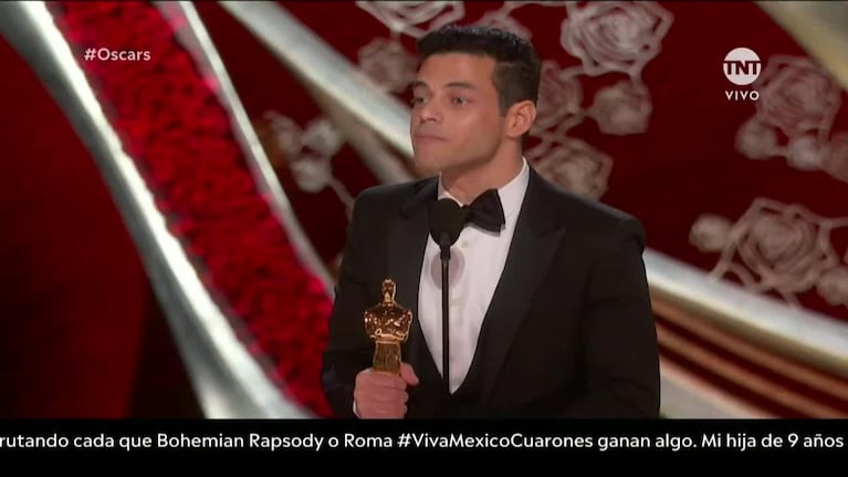 Rami Malek ganó el premio a mejor actor por "Bohemian Rhapsody"