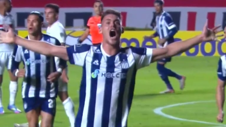 El gol de Girotti y el 1 a 1 de Talleres ante Sao Paulo