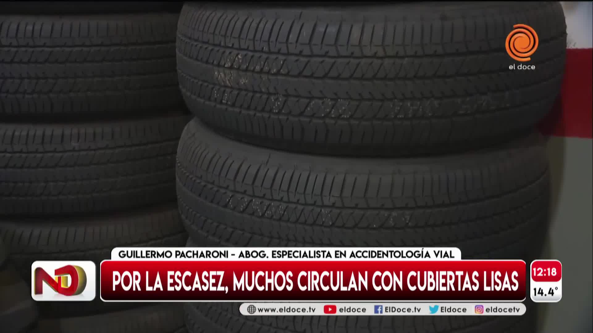 Los riesgos de circular con neumáticos en mal estado