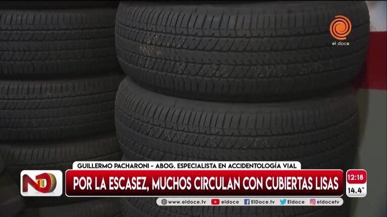 Los riesgos de circular con neumáticos en mal estado