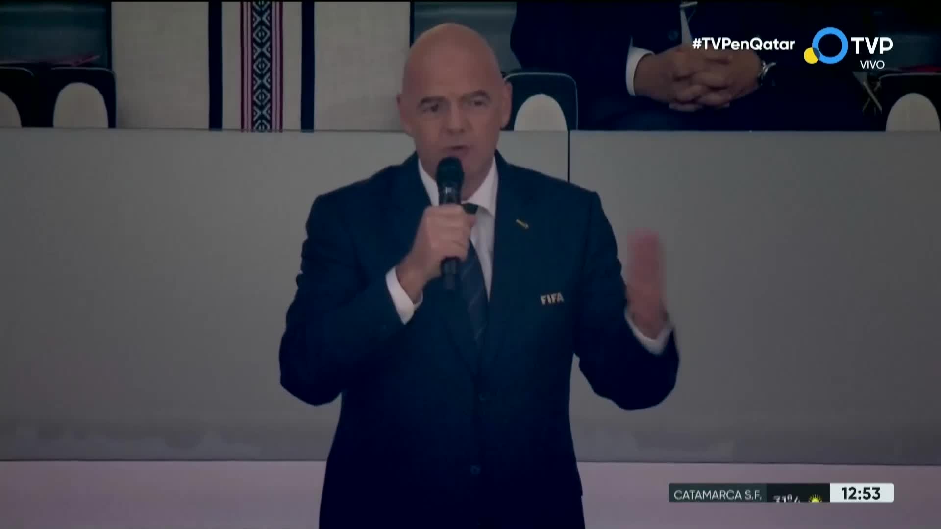 El puntapié de Infantino en Qatar: "Bienvenidos a casa"