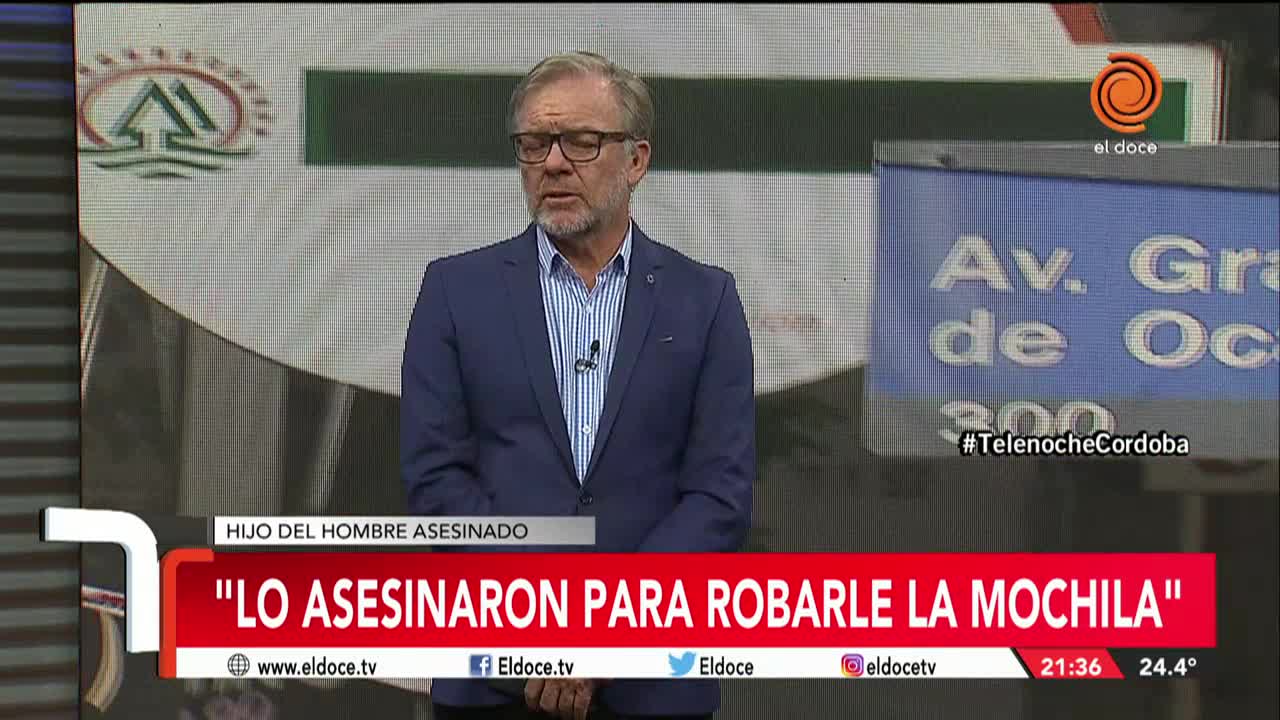 El dolor del hijo del hombre asesinado en barrio General Paz