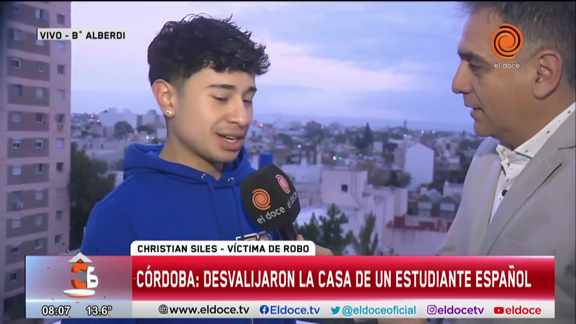 Le desvalijaron el departamento a un español en Córdoba