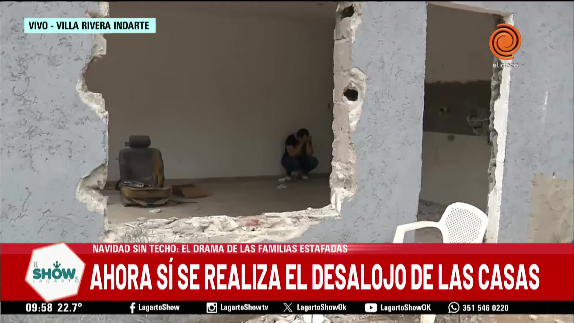 Desalojaron a los vecinos de Villa Rivera Indarte