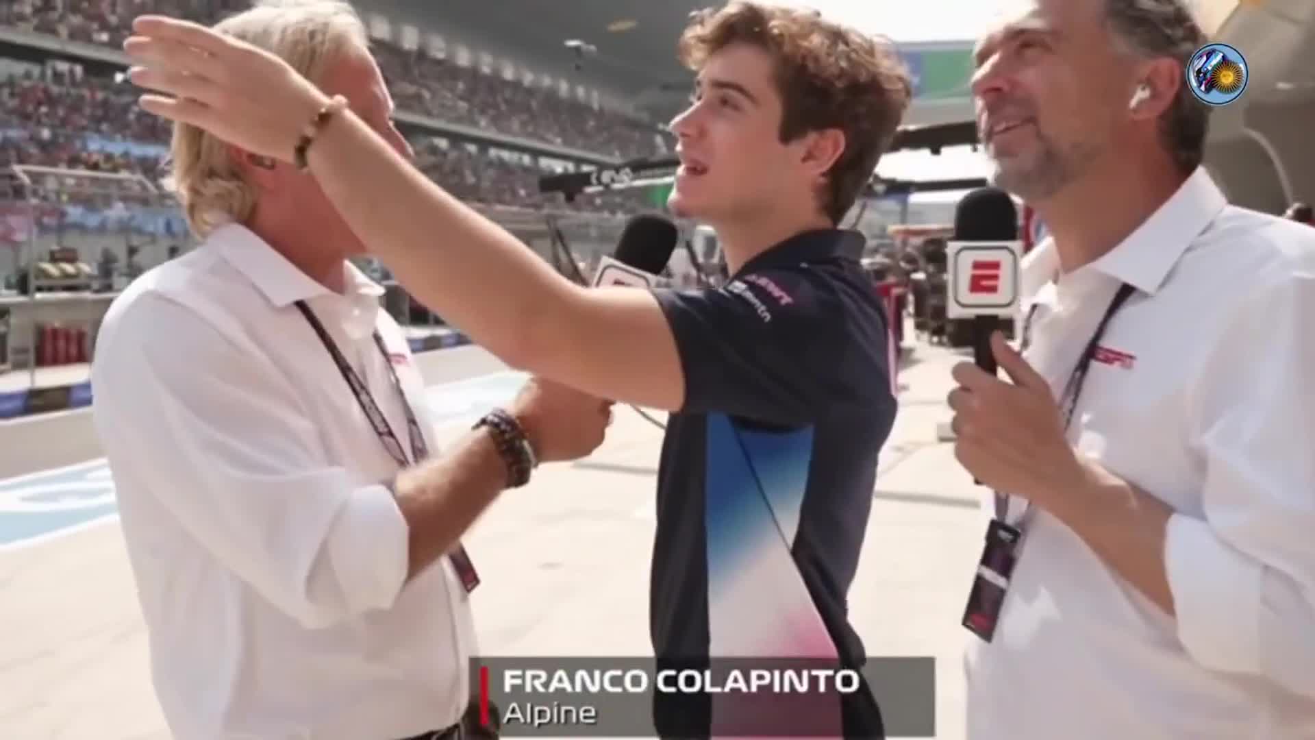 El comentario sin filtros de Franco Colapinto en el GP de China