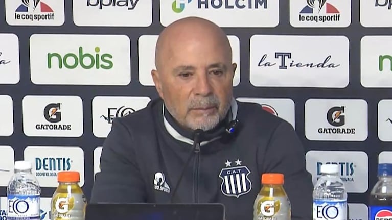 Conferencia de Sampaoli tras la derrota de Talleres
