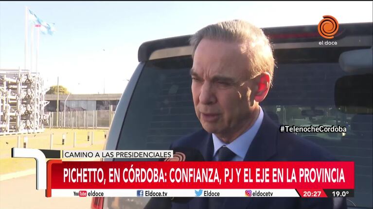 Pichetto sobre la boleta corta: "Es complicada en una elección presidencial"