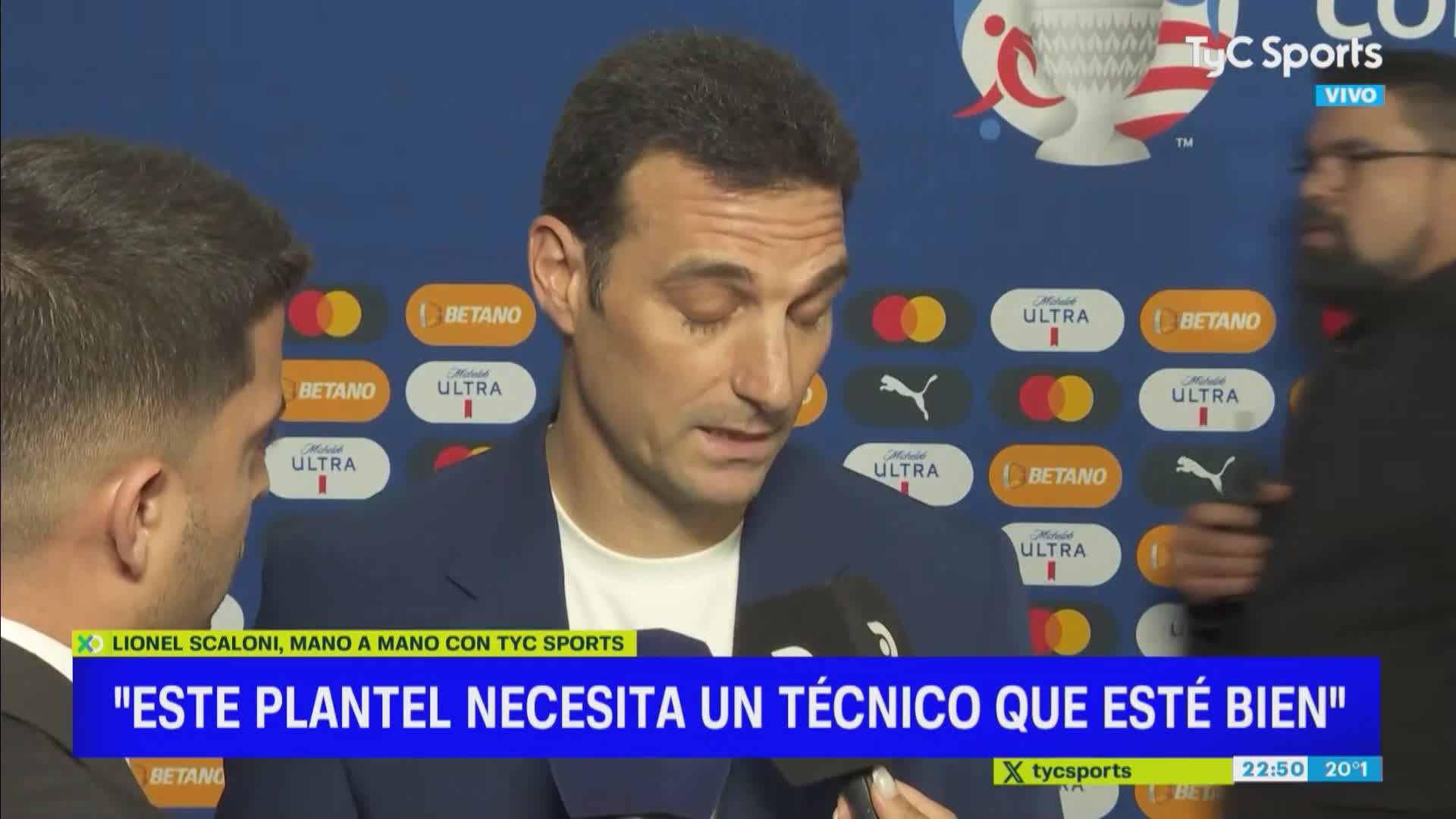 Scaloni habló sobre su continuidad